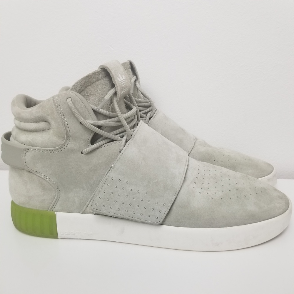 Adidas Tubular Invader Strap Grey Size US 12